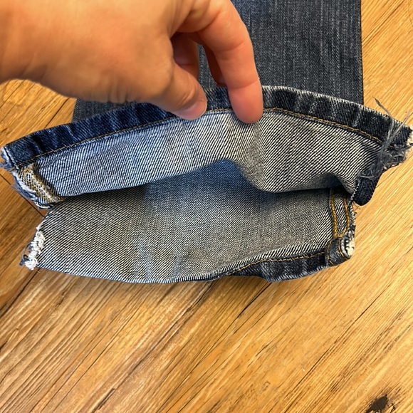 Cruel Girl Slim Jeans Size 5 Long Cuts on Sides - Picture 6 of 6